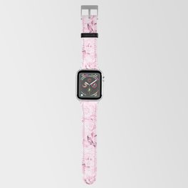 blush pink floral bouquet aesthetic assemblage Apple Watch Band
