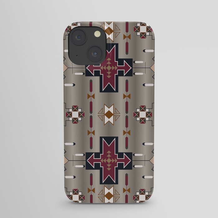 Red Hawk Feathers on High Mesa iPhone Case