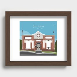 Gerringong Memorial Hall 2023 Recessed Framed Print