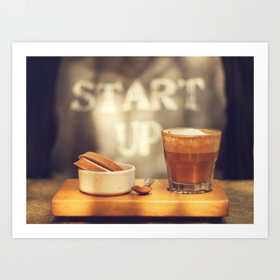 Start up Art Print