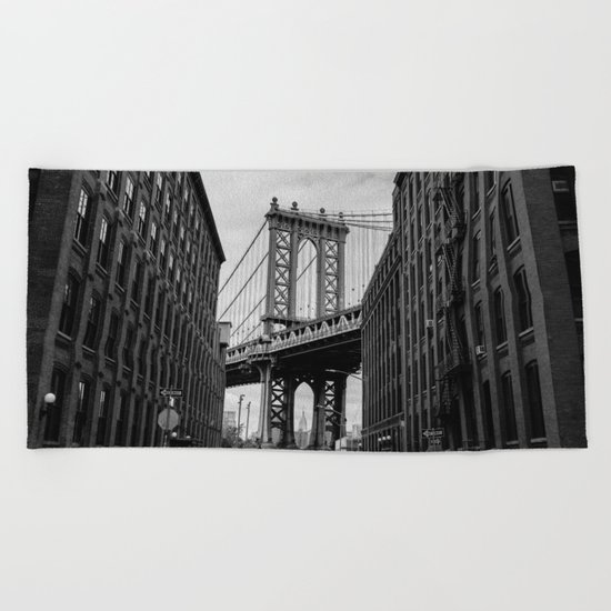 New York Love Beach Towel