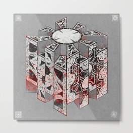 Hellraiser Puzzlebox D Metal Print | Painting, Cenobites, Darkart, Curated, Puzzlebox, Sci-Fi, Street Art, Pop Art, Architecture, Movies & TV 