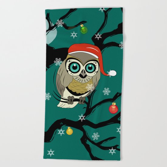Christmas Beach Towel