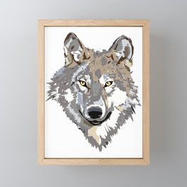 wolf Framed Mini Art Print