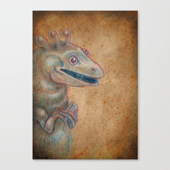 Medieval monster XVII Canvas Print