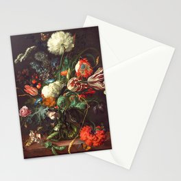 Vase of Flowers II - de Heem Stationery Card