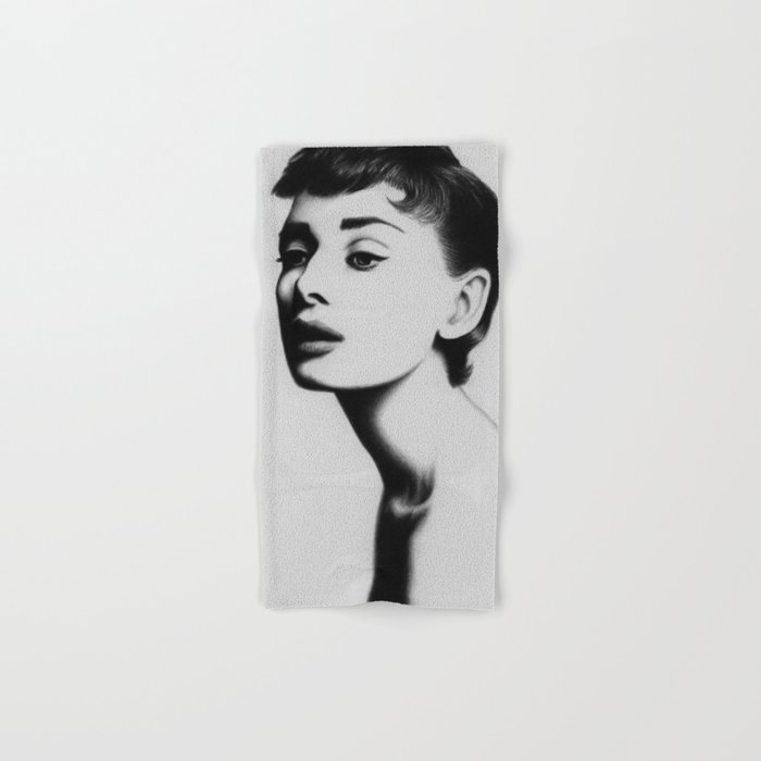 audrey hepburn Hand & Bath Towel