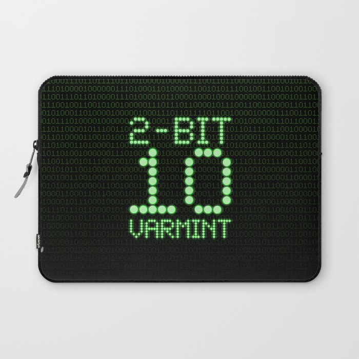2-Bit Varmint / Binary vermin team code Laptop Sleeve