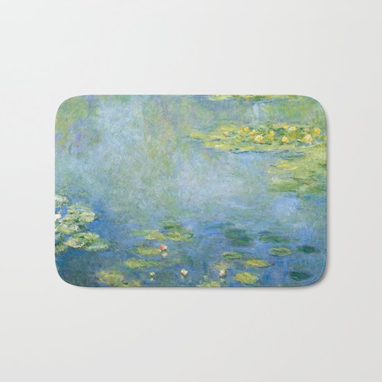 Water Lilies 1906 by Claude Monet Bath Mat