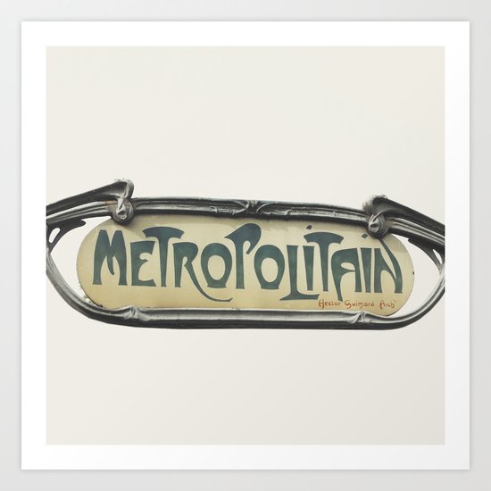 Metropolitain Art Print