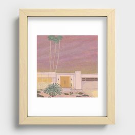 Palm Springs.  Recessed Framed Print