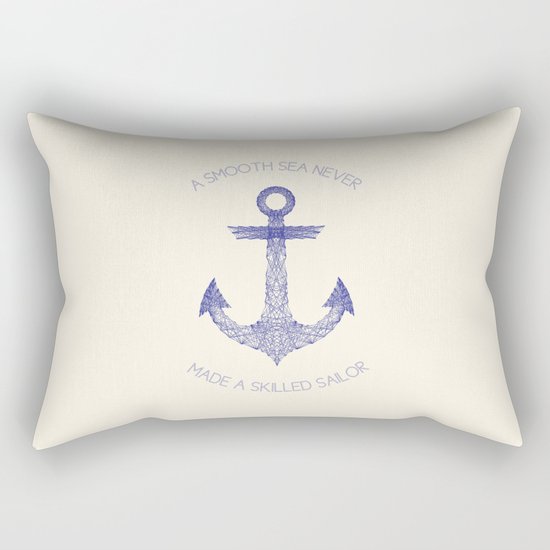 Smooth Sea Rectangular Pillow