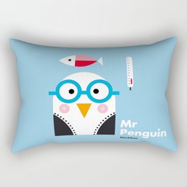 Mr. Penguin Rectangular Pillow