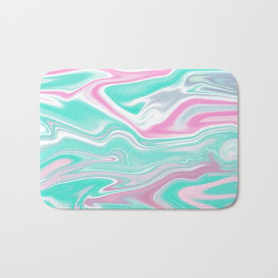 Iridescent Marble 06 Bath Mat
