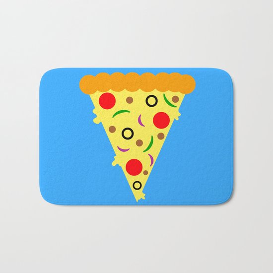 Pizza! Food of the Gods! Bath Mat