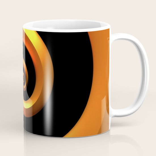 Curl, Gold Mug