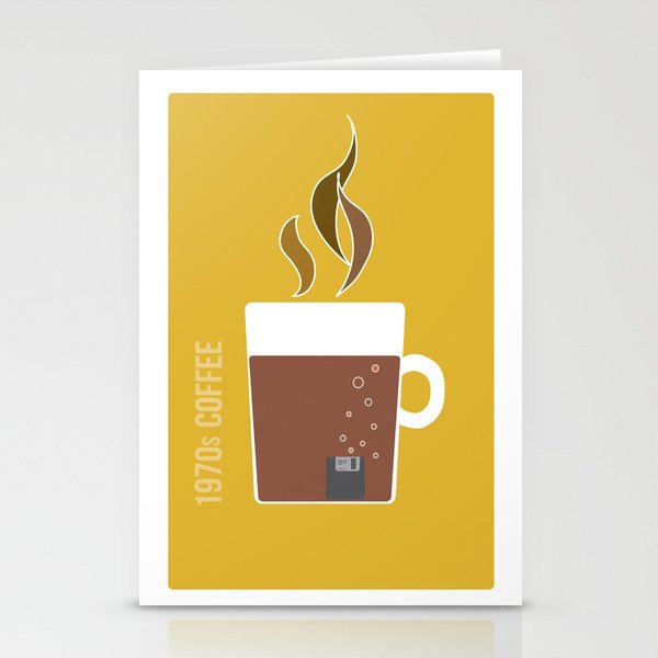 70s Coffee Stationery Cards