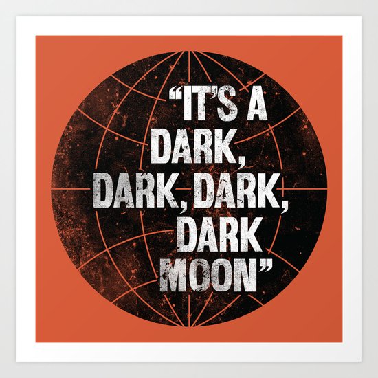 Dark Moon Art Print