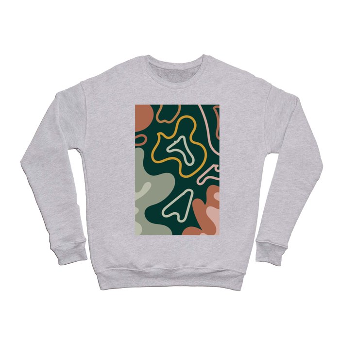 9 Abstract Shapes  220227 Valourine Digital Design Crewneck Sweatshirt