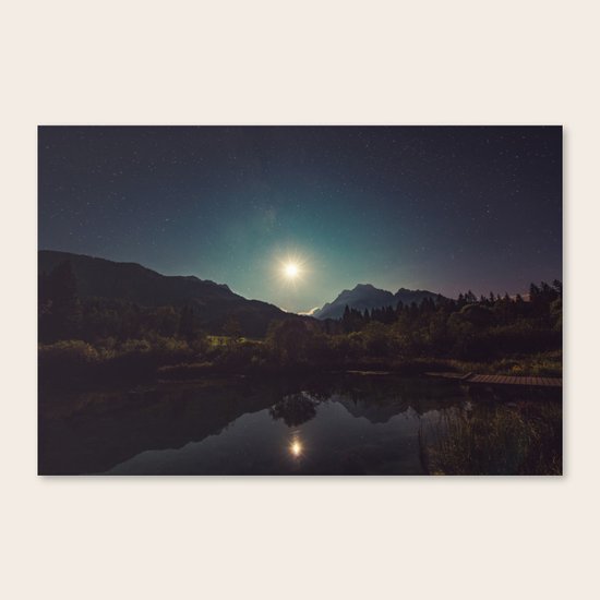 Glow Moon Canvas Print