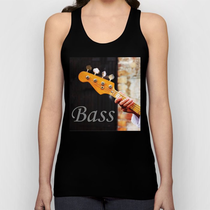 Bass Guitar neck , musical instrument  Tank Top