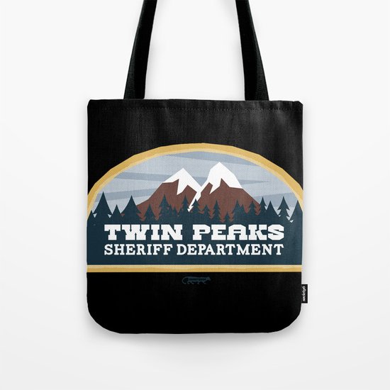 Twin Peaks Sheriff Department (Redux) Tote Bag