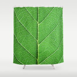 Green Vein Life Shower Curtain