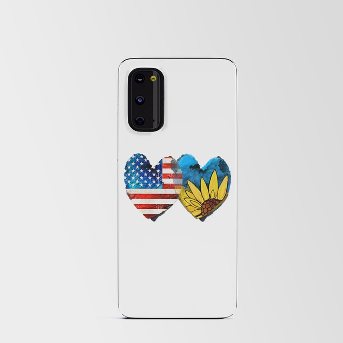 Stand With Ukraine - Peace Not War Art Android Card Case