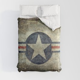 USAF vintage retro roundel #2 Comforter