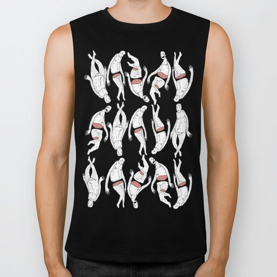 grey Biker Tank