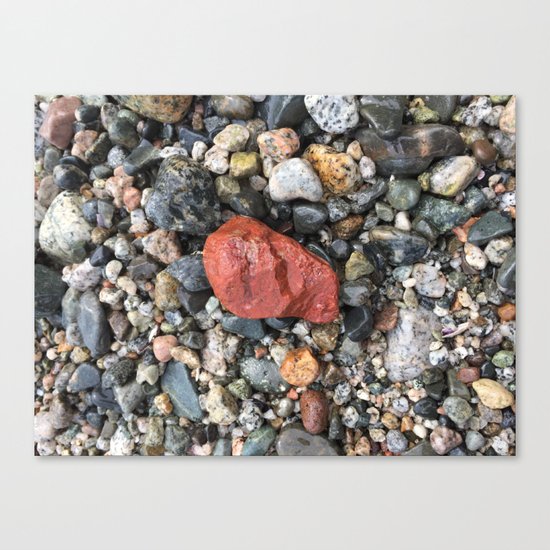 Little Rocks from the Beach Canvas Print