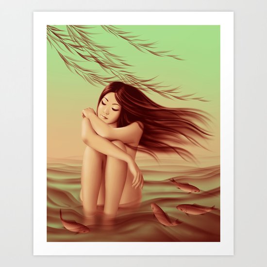 China girl Art Print