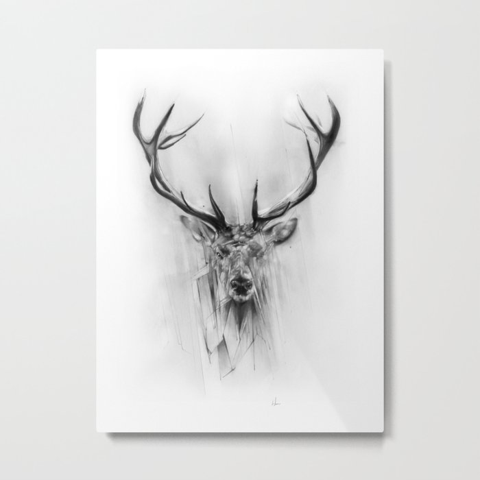 Red Deer Metal Print