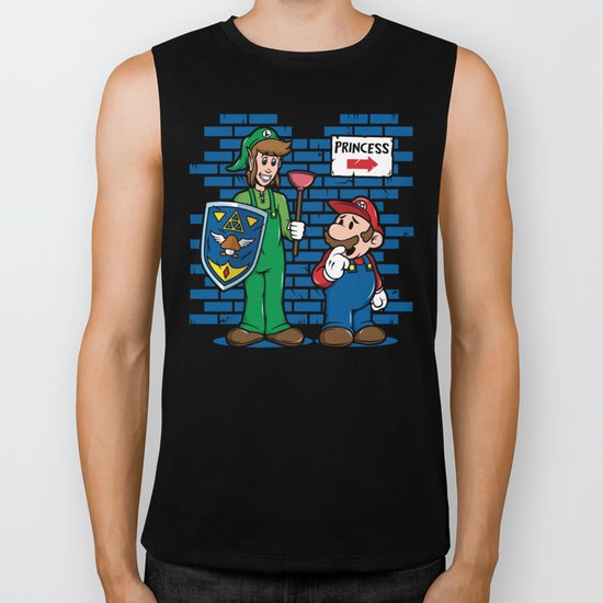 Your Princess is in another castle Biker Tank