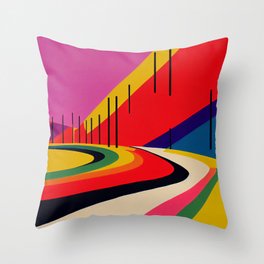 Funky Abstract 11 Throw Pillow