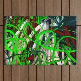 Abstract Painting 103. Contemporary Art.  Outdoor Rug