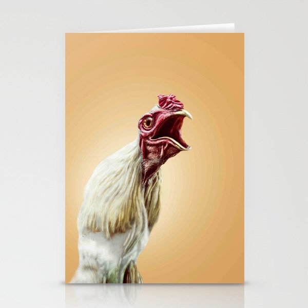 Angry Chicken Selfie Stationery Cards