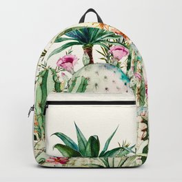 Blooming in the cactus Backpack
