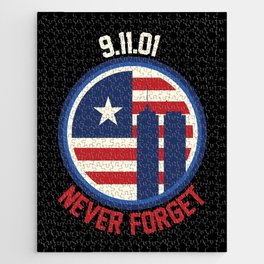 Patriot Day Never Forget 911 Anniversary Jigsaw Puzzle