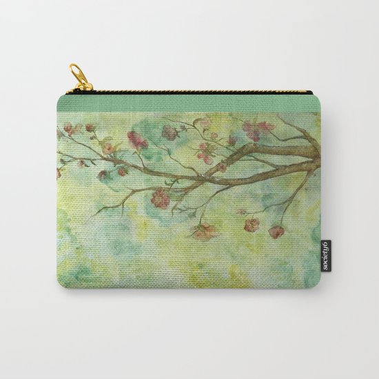 Branch with flowers Carry-All Pouch