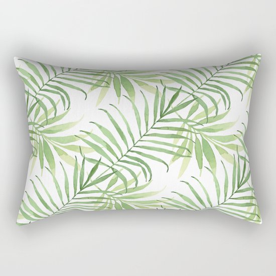 Tropical Branches Pattern 05 Rectangular Pillow