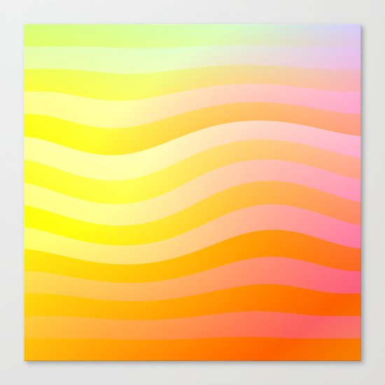 Evening Waves Canvas Print
