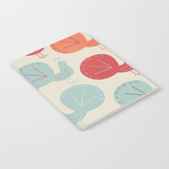 Peacock Pattern Notebook