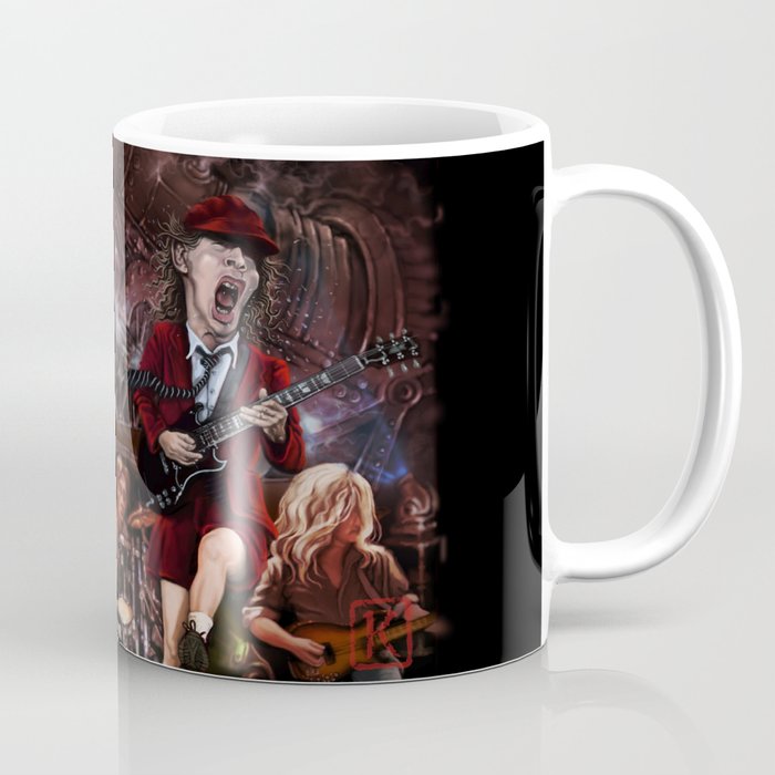 Ac Dc Black Ice Coffee Mug By Andrekoeks Society6 Ac Dc Black Ice Coffee Mug