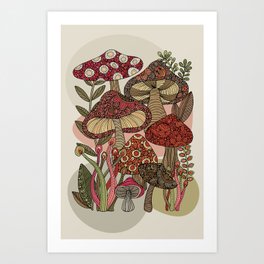 Fungo (Mushrooms) Art Print