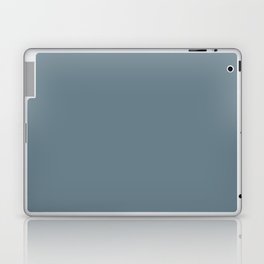 Caribbean Aqua Blue Gray Grey Single Solid Color Coordinates w/ PPG Artifact PPG10-16 Laptop Skin