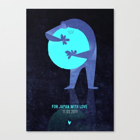 For Japan with love Canvas Print