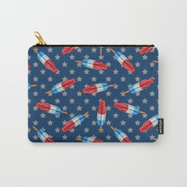 Patriotic Rocket Pop Pattern Carry-All Pouch