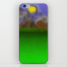 Painted light landscape ... iPhone Skin