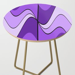 Hypnotic hippie purple Side Table